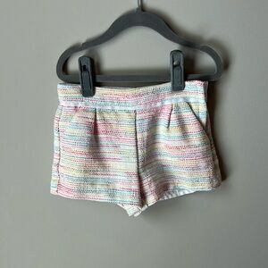 Janie and Jack Boucle Pastel Girl's Shorts Size 4